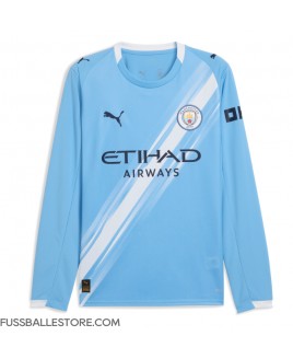 Günstige Manchester City Heimtrikot 2025-26 Langarm